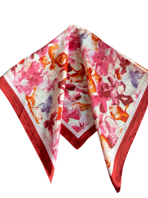 Halstuch mit Blumenmuster