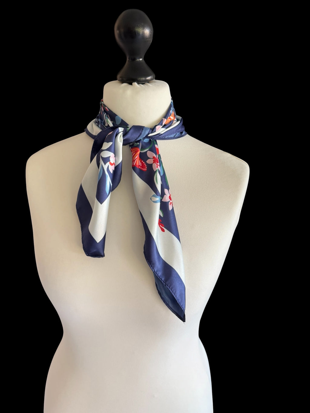 Halstuch mit Blumenwiesen-Muster, Schal, Kopftuch, Bandana