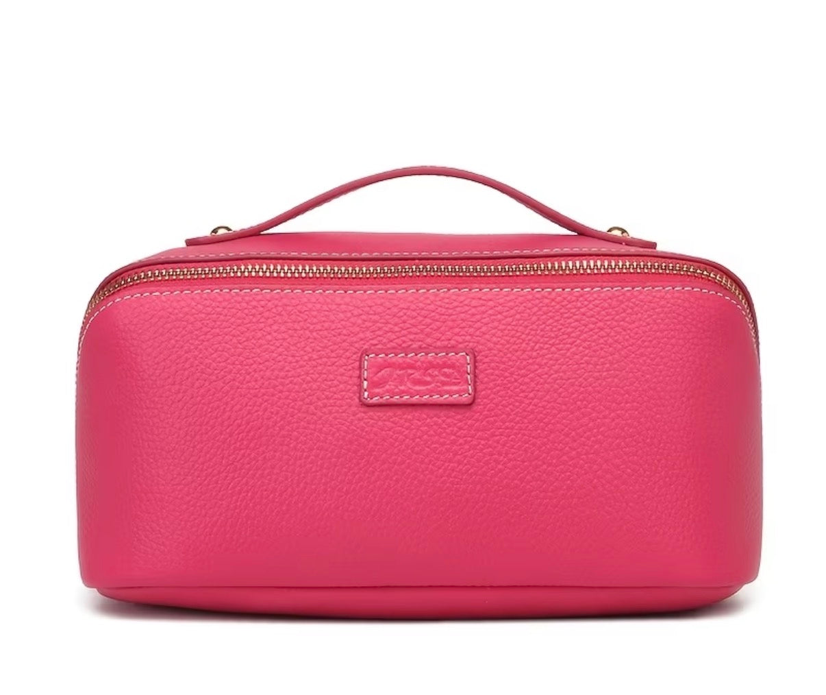 Kosmetiktasche, Make-Up-Tasche, Leder