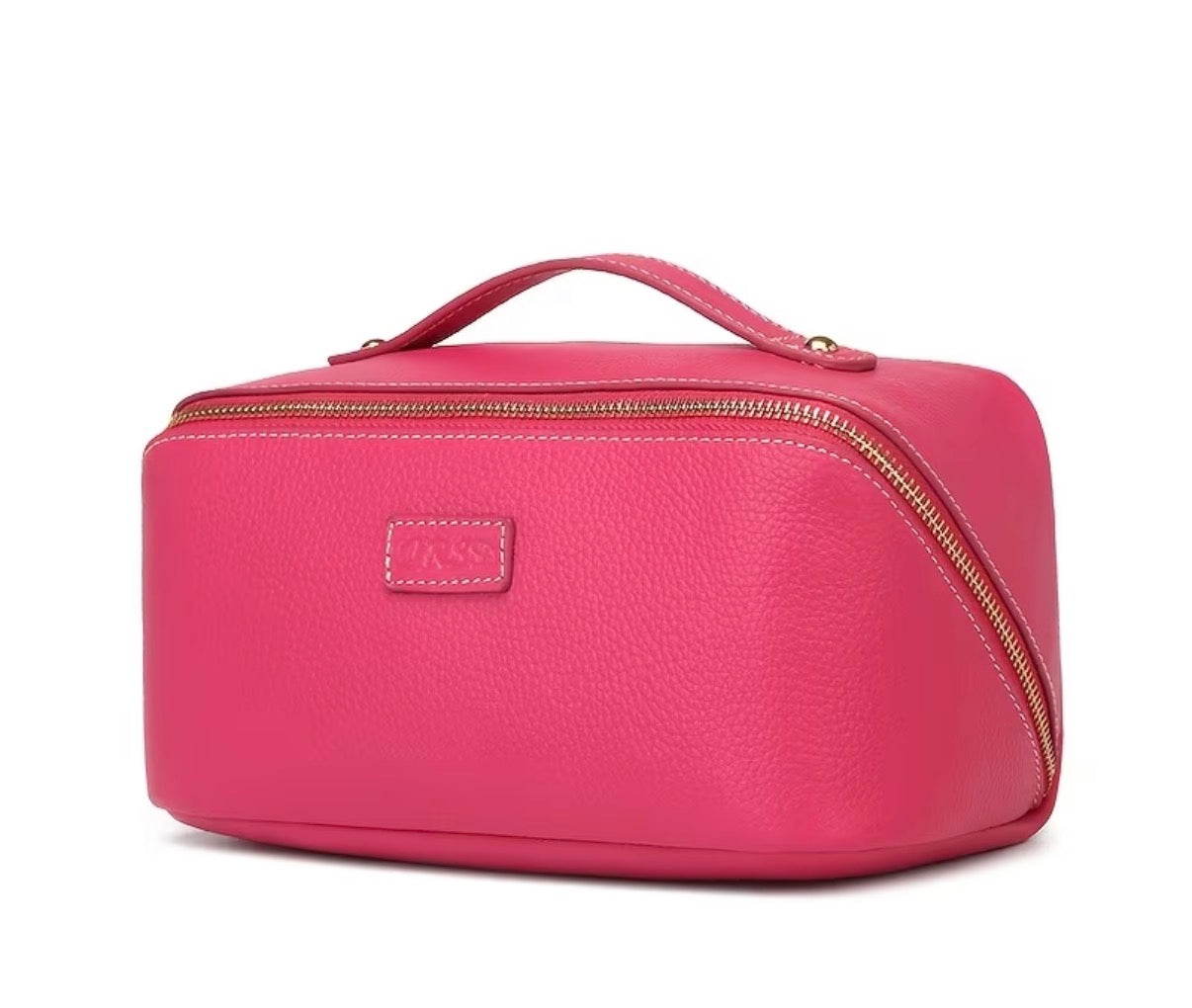 Kosmetiktasche, Make-Up-Tasche, Leder
