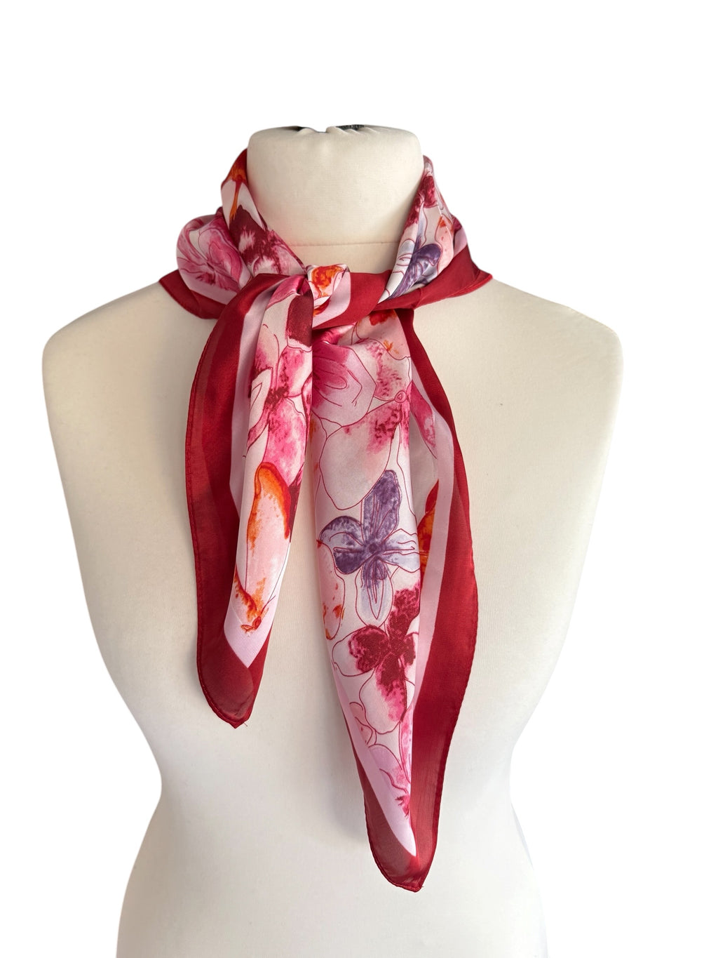 Halstuch mit Blumenmuster