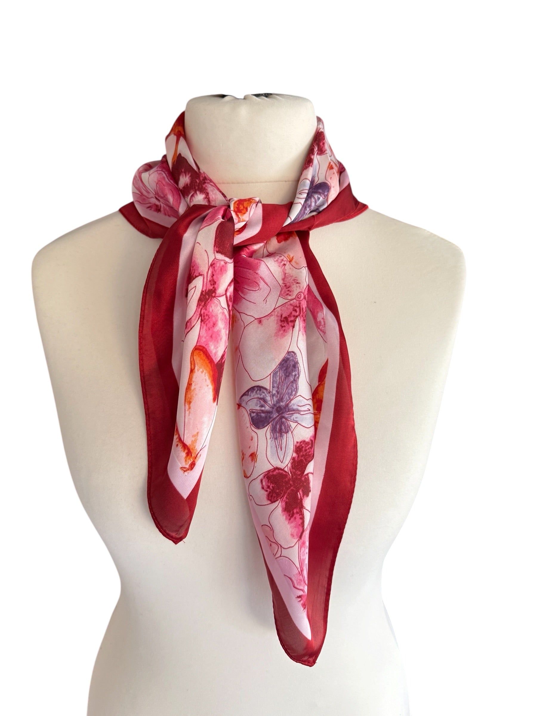 Halstuch mit Blumenmuster