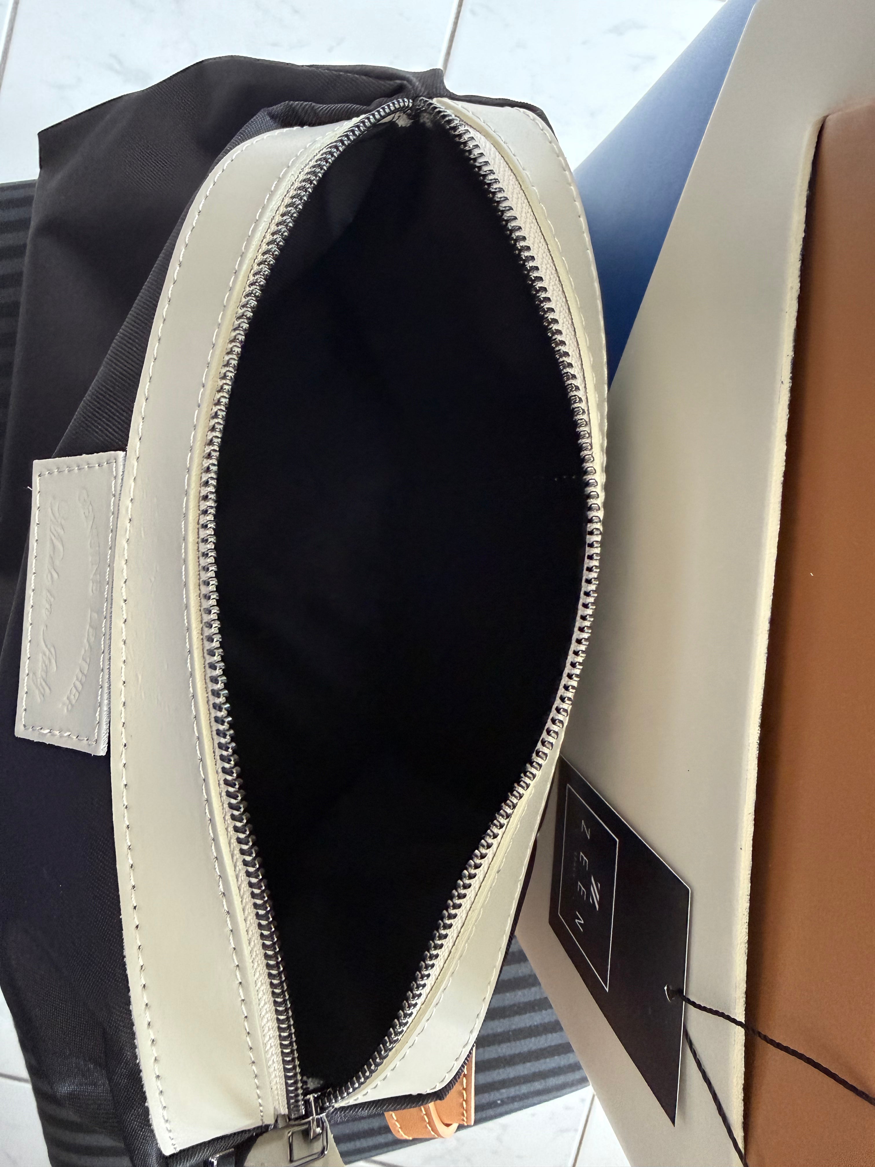 Ledertasche CARLA - Denim - Hergestellt in Italien