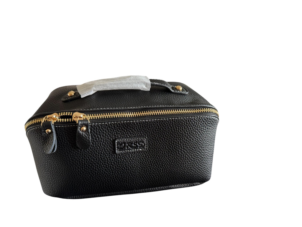Kosmetiktasche, Kulturbeutel aus Leder