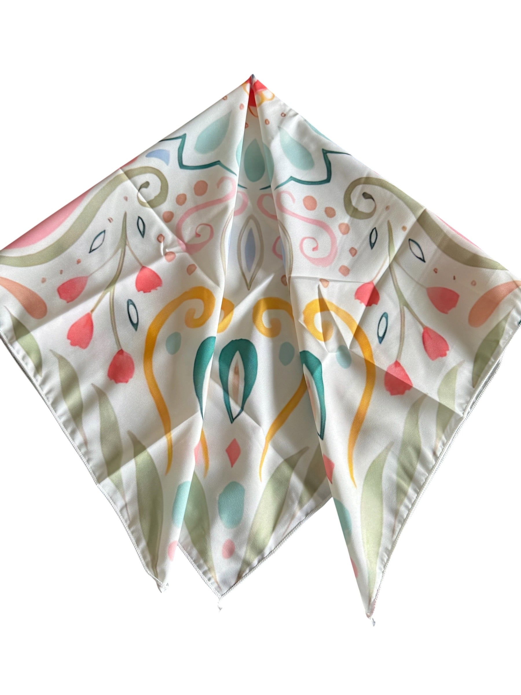 Tuch, Bandana, Kopftuch mit Blumenmotiv