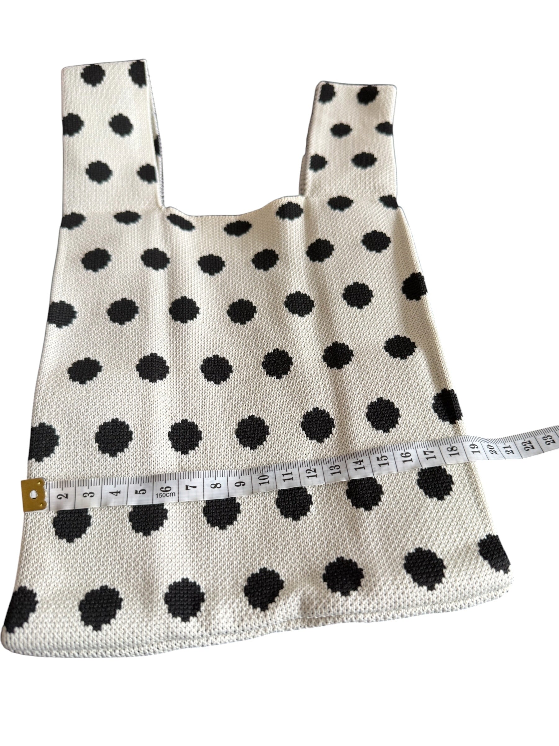 Tasche in Strickoptik