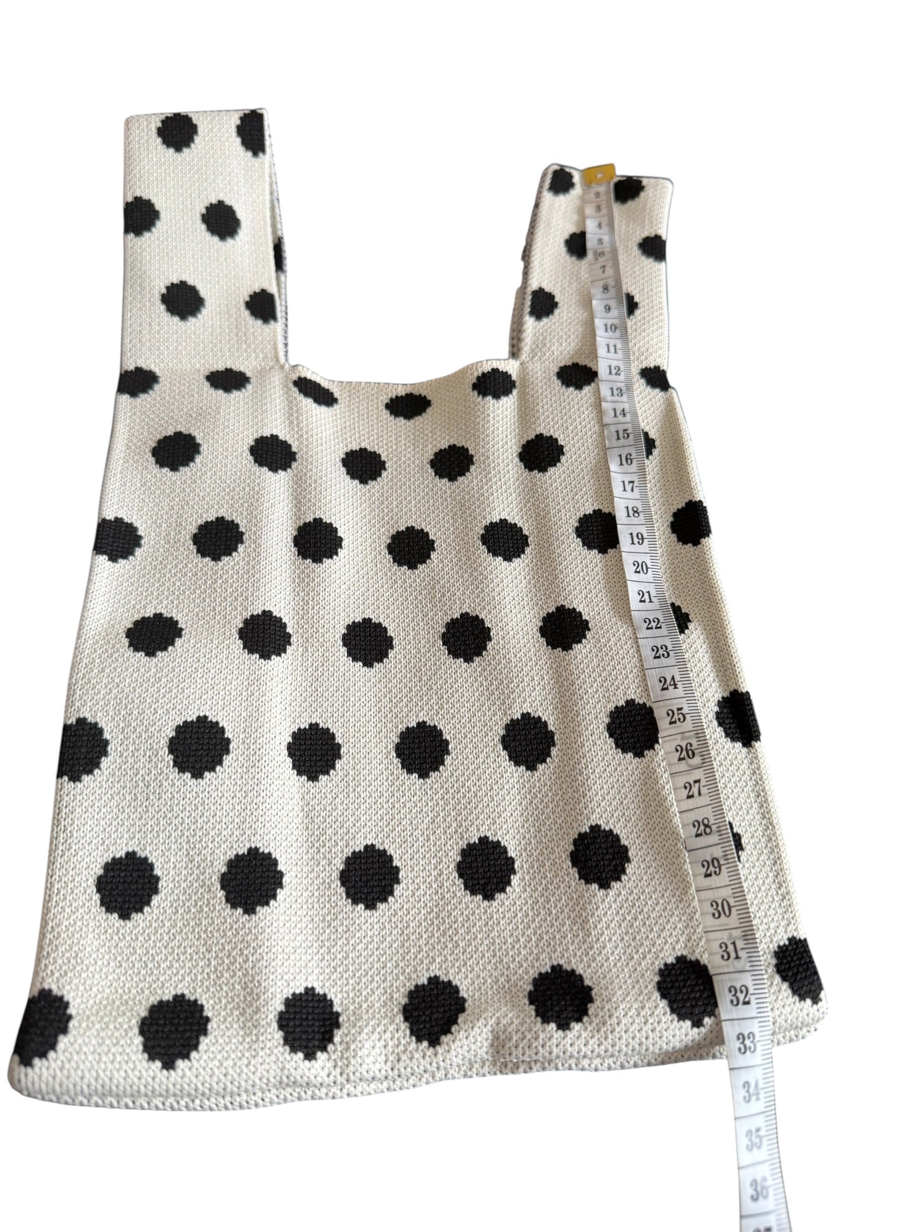 Tasche in Strickoptik