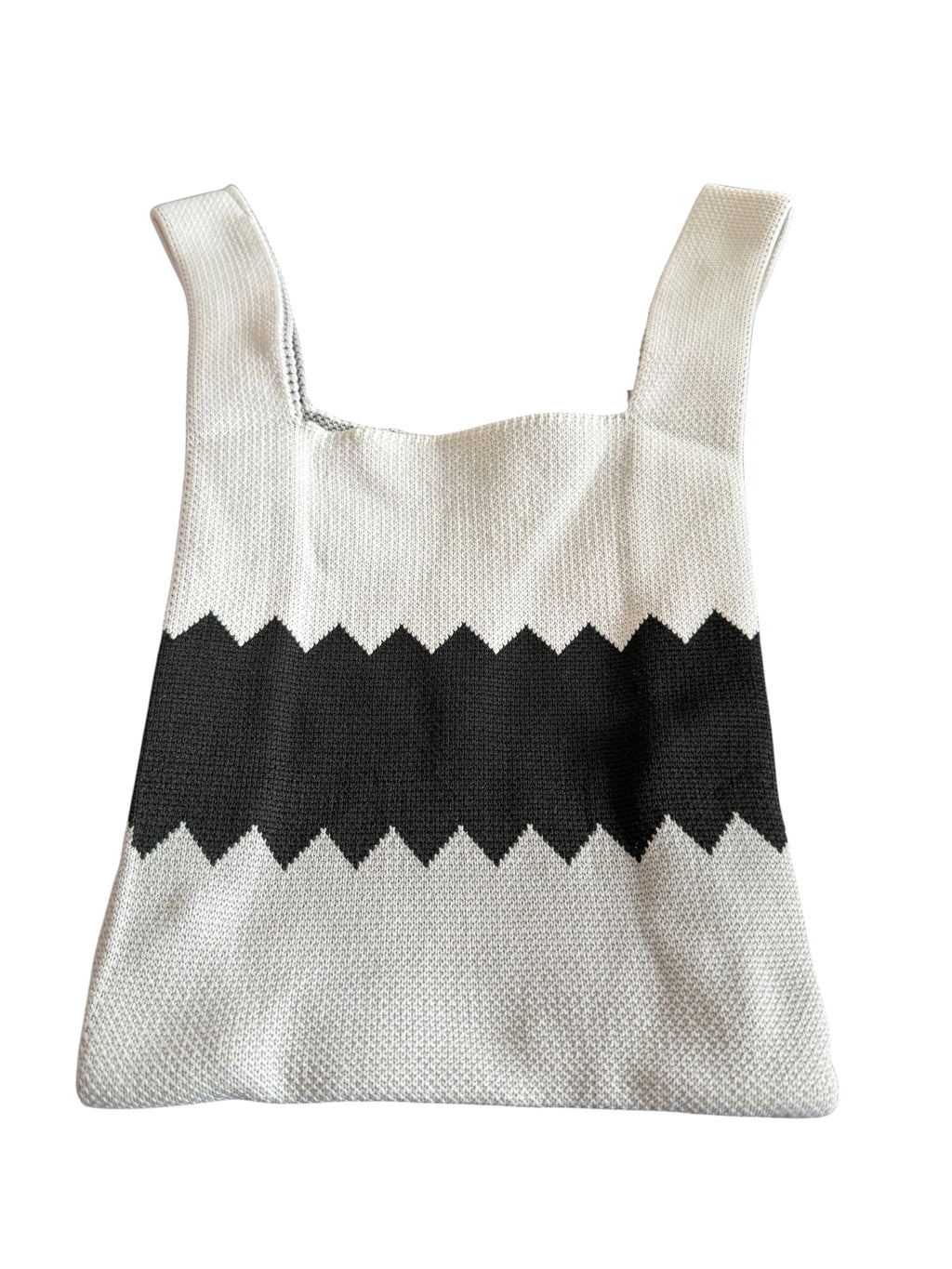 Tasche in Strickoptik