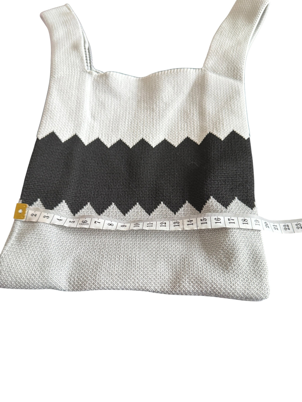 Tasche in Strickoptik